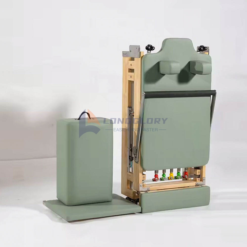 مصلح بيلاتيس من خشب البلوط قابل للطي